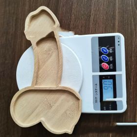 Aperitif Plate Fruit Plate Wooden Craft Ornament Party Party Garden (Option: Left-S)