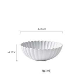 Creative Japanese Chrysanthemum Plate Frosted Ceramic Household Dishes (Option: 5inch chrysanthemum bowl)