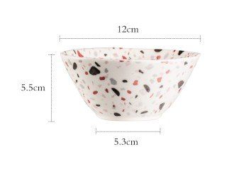Ceramic Nordic Ins Wind Is Particularly Good-looking Rice Bowl High-value Household (Option: 4.5inch bowl 12cm)