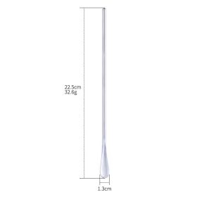 Creative Personality Stainless Steel Long Handle Coffee Spoon (Option: Silver-Long section 22.5x1.3cm)