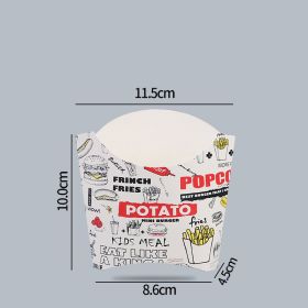 Disposable Burger And French Fries Takeaway Box (Option: French Fries Box M 400PCS)