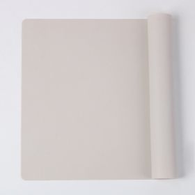 Rectangular 4030 Silicone Placemat Non-slip Heatproof Foldable (Option: Light Gray-400300 075mm)