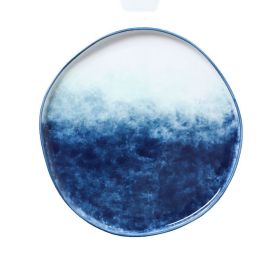 Gradient Underglaze Ceramic Western Dinner Plate (Option: Mori Wuqing-10inch pan)