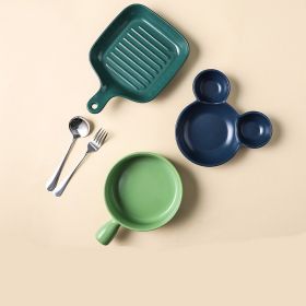 Cute Children's Dividing Tableware Supporting Household Baking Tray And Baking Bowl (Option: 5PC Set3)