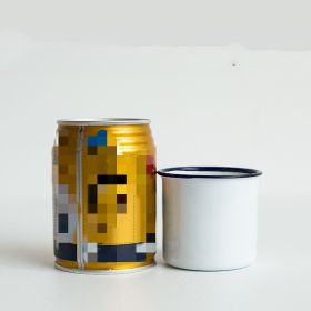 Old Cadre Water Cup Retro With Lid (Option: A)