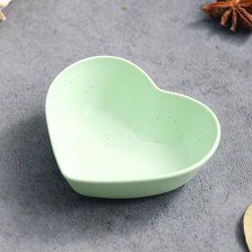 Japanese Love Plate Leaf Plum Small Seasoning Dish (Option: Love plate green)