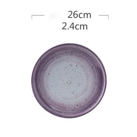 Household Tableware Set Simple Western Ceramic (Option: E6303)