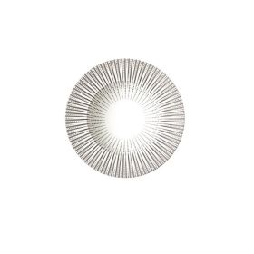 Pasta Restaurant 3D Printing Straw Hat Ceramic Plate (Option: White Sword Points-22cm)