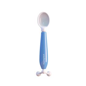 Rotary Training Temperature Sensitive Children's Spoon (Option: Sapphire blue)