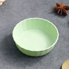 Japanese Love Plate Leaf Plum Small Seasoning Dish (Option: Small round dish green)
