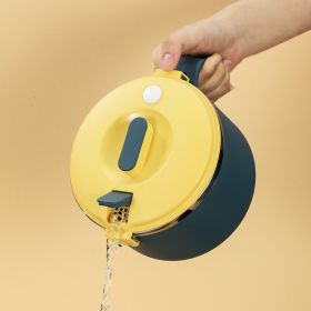 Stainless Steel Instant Noodle Bowl With Lid (Option: Blue-Small)