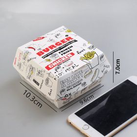 Disposable Burger And French Fries Takeaway Box (Option: Burger Box 200PCS)