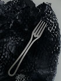 Stainless Steel Western Fork Creative Steak Dessert Tableware (Option: 1silver dessert fork)