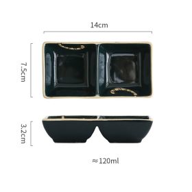 Hot Pot Barbecue Ceramic Dipping Sauce Seasoning Plate (Option: Kitty)