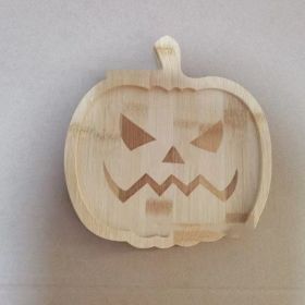 New Halloween Pumpkin Plate Ghost Tray (Option: Pumpkin)