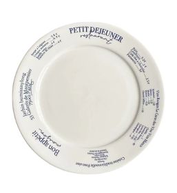 Ceramic Disc Oval Plate Dessert Plate Set For Breakfast (Option: 8inch letter lace plate)