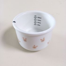 Baby Bear Print Multifunctional Food Complementary Bowl (Option: Full print rabbit)