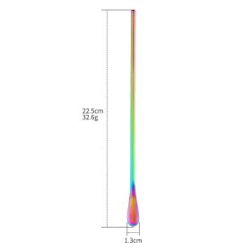 Creative Personality Stainless Steel Long Handle Coffee Spoon (Option: Symphony0-Long section 22.5x1.3cm)