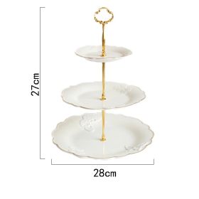 Butterfly Phnom Penh Western-Style Relief Ceramic Plate (Option: White-B)