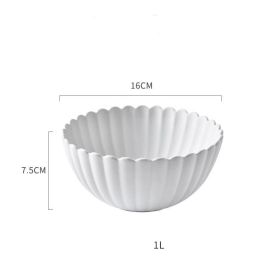 Creative Japanese Chrysanthemum Plate Frosted Ceramic Household Dishes (Option: 6.5inch chrysanthemum bowl)