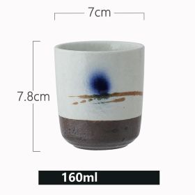 Creative Hand-painted Straight Ceramic Cup Tableware (Option: A177142 style)