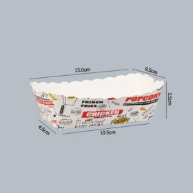 Disposable Burger And French Fries Takeaway Box (Option: Ship Box S 500PCS)