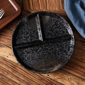 Ordered Diet Simple Style Solid Color Separating Tableware (Option: Single disc G)