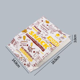 Disposable Burger And French Fries Takeaway Box (Option: Snack Bag No.4 300PCS)