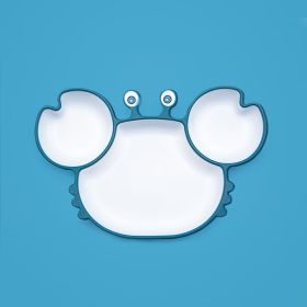 Children's Complementary Food Straw Eating Bowl (Color: Blue)