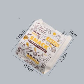 Disposable Burger And French Fries Takeaway Box (Option: No.1 300PCS)