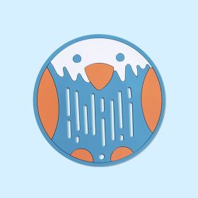 Household Soft Plastic Anti-scald Heat Insulation Pad Bowl Pad Dining Table (Option: Kitty)