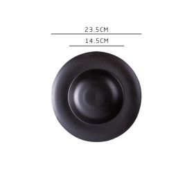 Creative Online Celebrity Round Straw Hat Tray (Option: Soup plate-9inches)