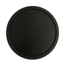 Spot Anti-overflow Silicone Cup Mat Easy Cleaning Non-slip Mat Anti-scald Heat Insulation Coffee Cup Mat (Color: Black)