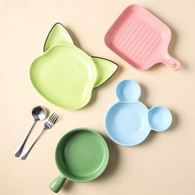 Cute Children's Dividing Tableware Supporting Household Baking Tray And Baking Bowl (Option: 6PC Set9)