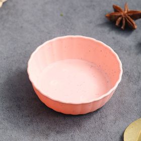 Japanese Love Plate Leaf Plum Small Seasoning Dish (Option: Small round dish pink)