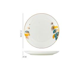 Dinner Plates Ceramic Steak Plate Web Porcelain (Option: 7in moonlight-1PCS)