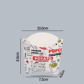 Disposable Burger And French Fries Takeaway Box (Option: French Fries Box S 400PCS)