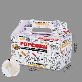 Disposable Burger And French Fries Takeaway Box (Option: Whole chicken box 100PCS)